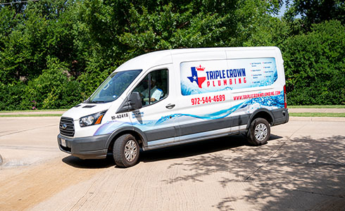 rockwall, tx plumbing service van